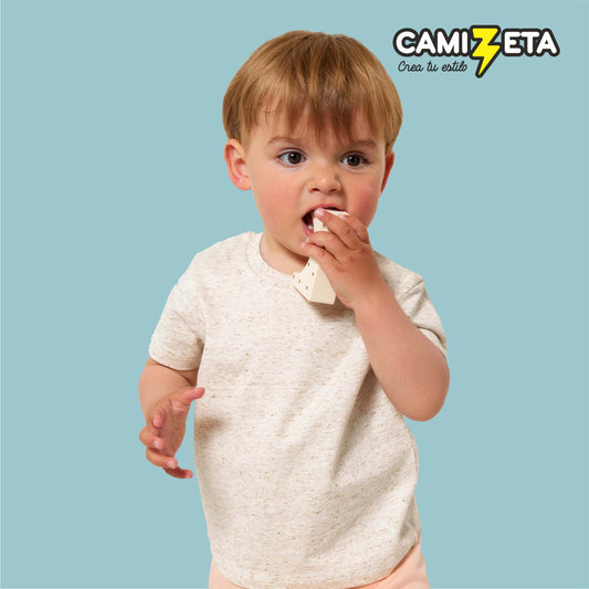 918 Camiseta Bebé 0-36 meses 155 gms 100% algodón orgánico 🌿